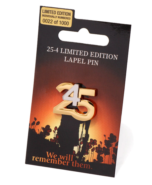Limited Edition Lapel Pin 25 4 - Cadetshop