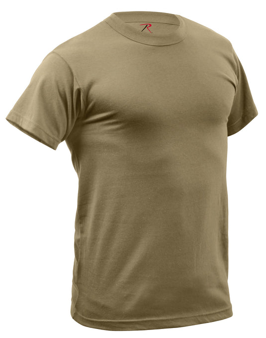 Quick Dry Moisture Wicking T-Shirt Coyote Brown - Cadetshop