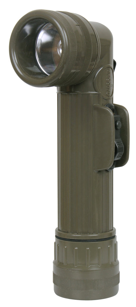 Genuine US Military Flashlight Red Light Right Angle Tactical - Cadetshop