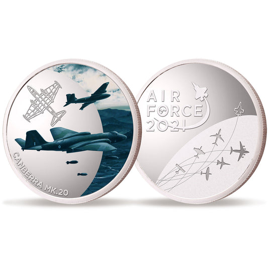 Air Force 100 Limited Edition Medallion - Canberra Bomber - Cadetshop