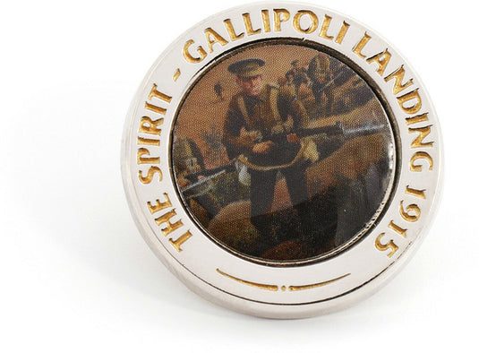 Australia & New Zealand Gallipoli Landing Lapel Pin - Cadetshop