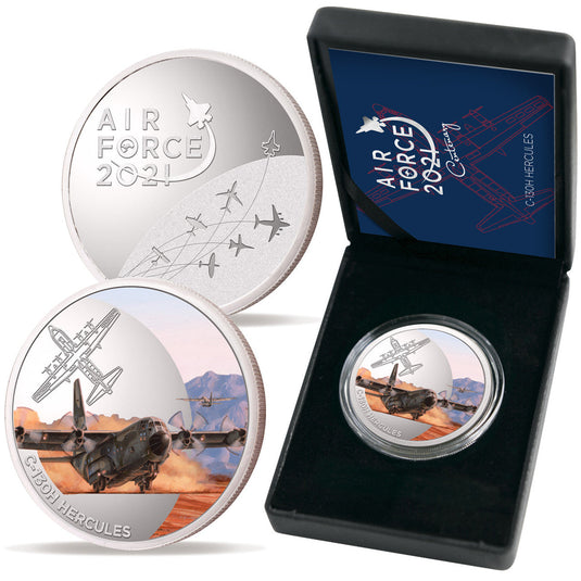 Air Force 100 Limited Edition Medallion - C-130 Hercules - Cadetshop