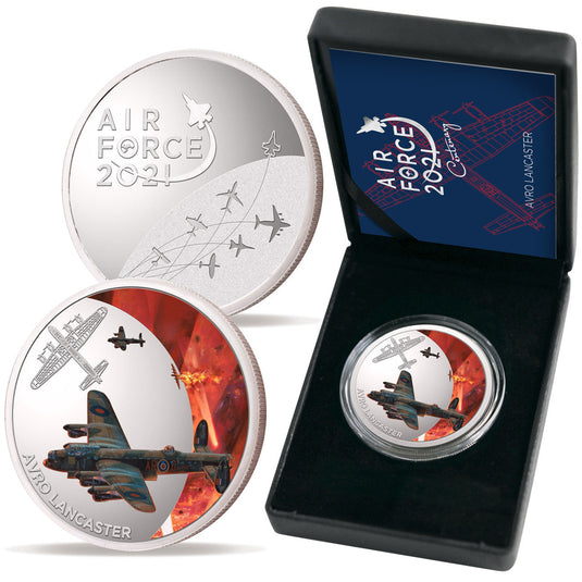 Air Force 100 Limited Edition Medallion - Lancaster Bomber - Cadetshop