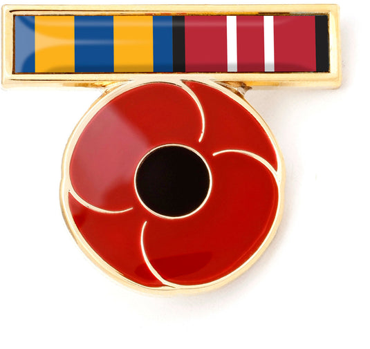 DFSM & ADM Ribbon Poppy Lapel Pin - Cadetshop