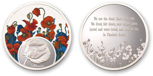 Poppy Mpressions Where The Poppies Grow Limited Edition Medallion - Cadetshop