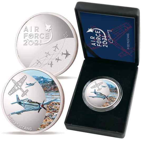 Air Force 100 Limited Edition Medallion - P-51D Mustang - Cadetshop