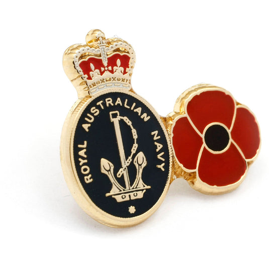 Navy Poppy Lapel Pin - Cadetshop