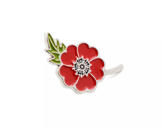 Poppy Stem Lapel Pin - Cadetshop