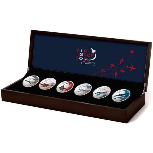 Air Force 100 Iconic Aviation Limited Edition Medallion Coin Set of 6 - Cadetshop