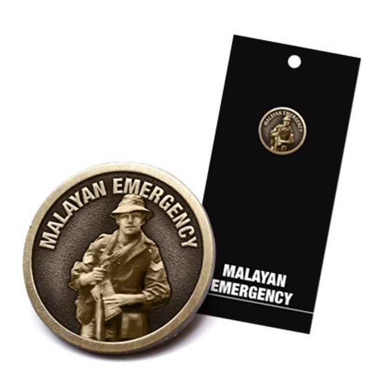Malayan Emergency Badge Lapel Pin – Wedgetail Tactical