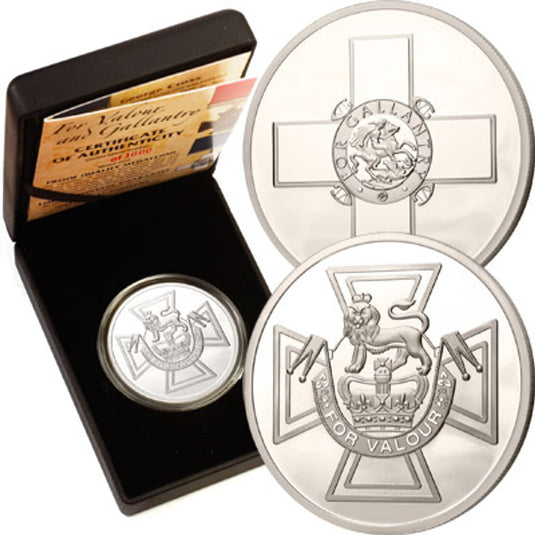 For Valour & Gallantry Ltd. Proof Medallion - Cadetshop