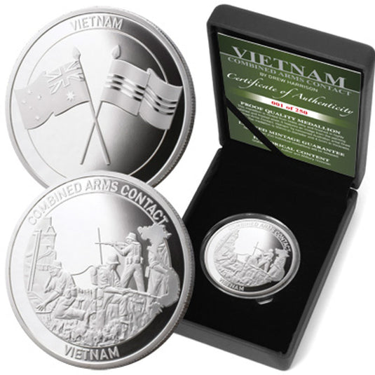 Vietnam Limited Edition Medallion CAC-Controlling the Fight - Cadetshop