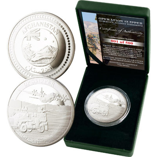Afghanistan - Desert Airlift Ltd Medallion Operation Slipper - Cadetshop