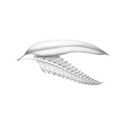 Gum Leaf and Fern Frond Lapel Pin - Cadetshop