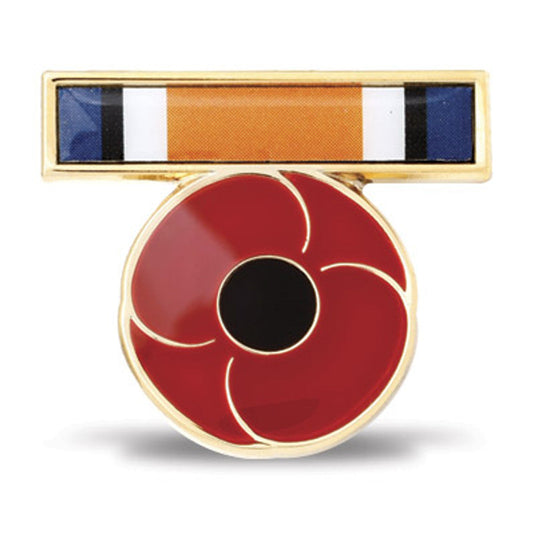 WW1 Ribbon Poppy Lapel Pin - Cadetshop