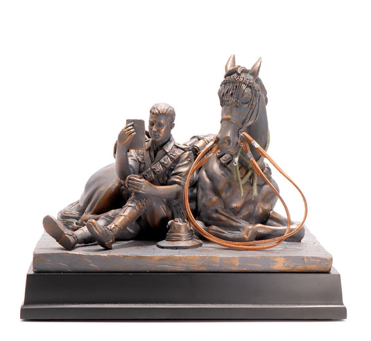 Letter From Home Australian Light Horse Figurine - Cadetshop
