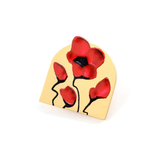 Poppy Mpressions Fields of Poppies MagnaBadge - Cadetshop