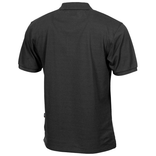 Polo Shirt Black Cotton/Poly