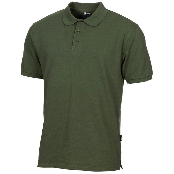 Polo Shirt Olive Drab Cotton/Poly