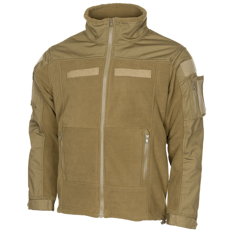 Load image into Gallery viewer, Tactical Fleece Combat Jacket Coyote Tan - Cadetshop
