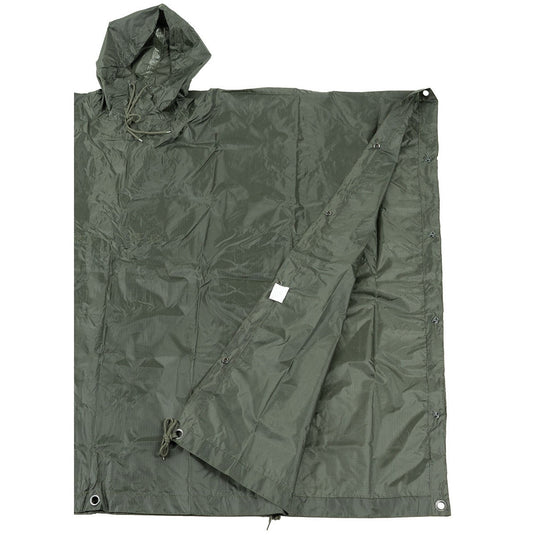 Poncho Rip-Stop Military Olive Drab - Cadetshop
