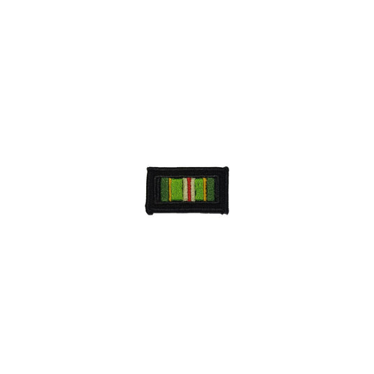 Embroidered Ribbon Bar Patch 1 Ribbon on PU Leather - Cadetshop