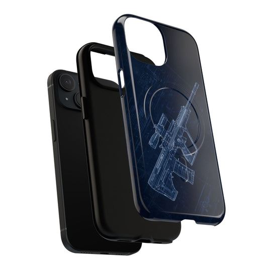 F88 Blue Print Phone Case Army Collection - Cadetshop
