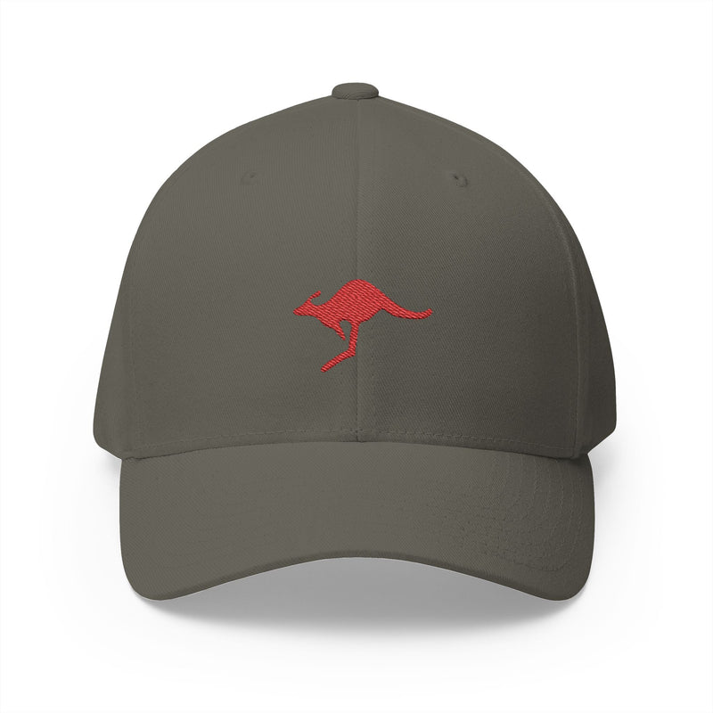 Load image into Gallery viewer, Embroidered Kangaroo Australian Military Flexfit Baseball Cap
