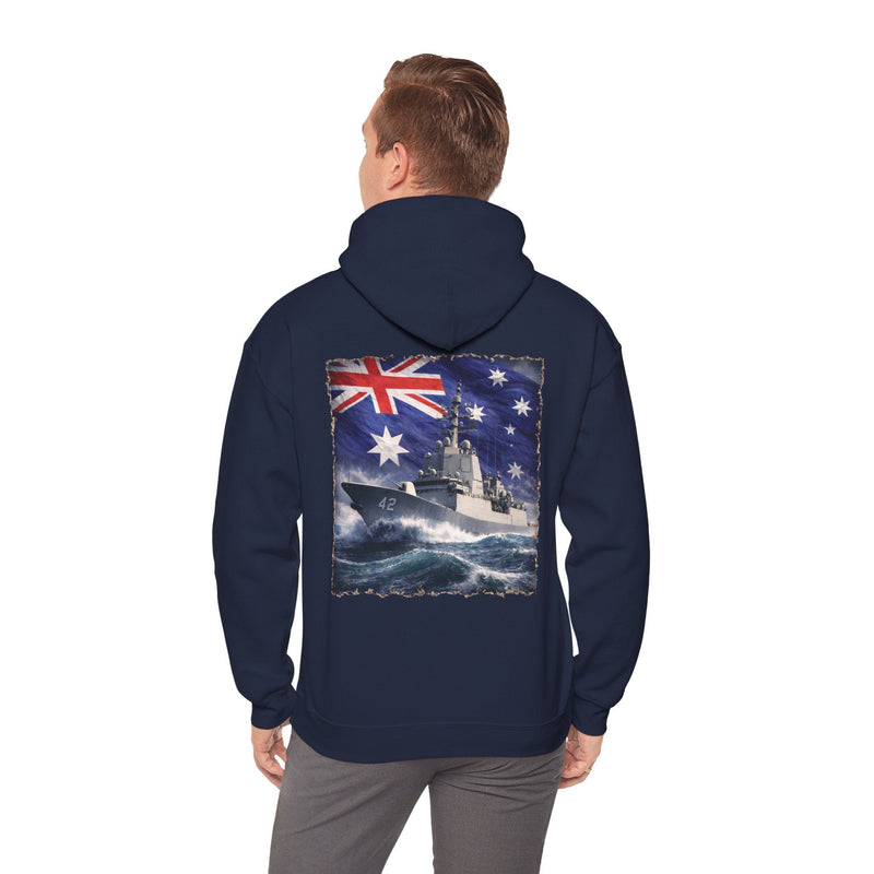 Load image into Gallery viewer, Destroyer Hoodie Jumper Navy Collection
