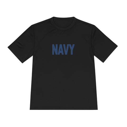 Navy Sports Unisex Moisture Wicking Tee - Cadetshop