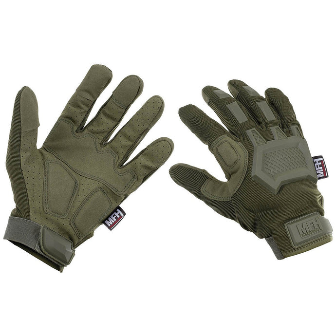 Tactical Gloves Olive Tan Action Gloves - Cadetshop