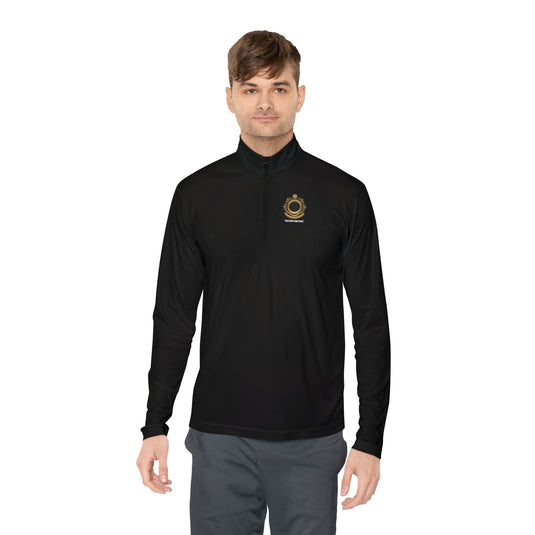 Quarter-Zip Pullover Custom Logo Crest - Cadetshop
