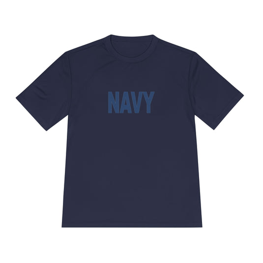 Navy Sports Unisex Moisture Wicking Tee - Cadetshop
