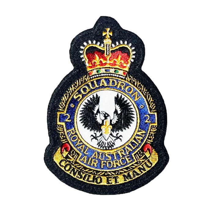 2 SQN Squadron Unit Crest Patch Air Force