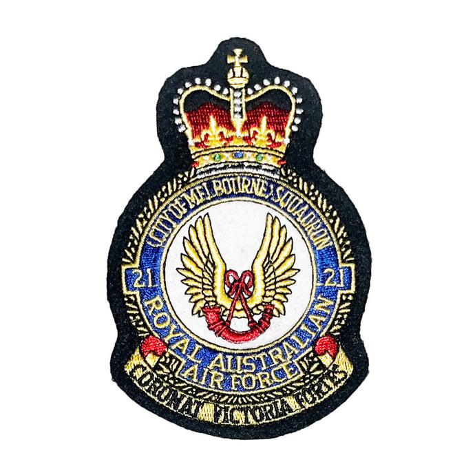 21 SQN Squadron Unit Crest Patch Air Force