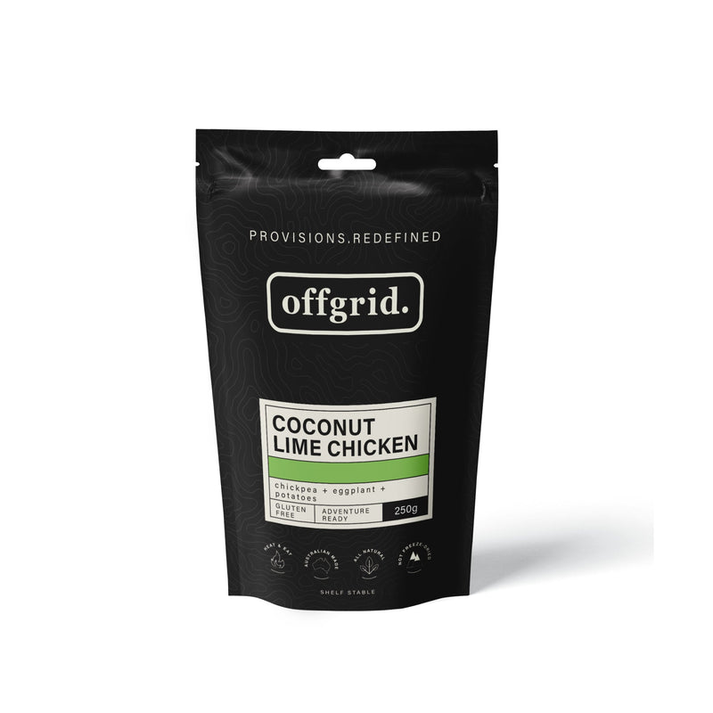 Load image into Gallery viewer, Rations Meal Ready to Eat Single Serve MRE Offgrid Coconut Lime Chicken - Cadetshop
