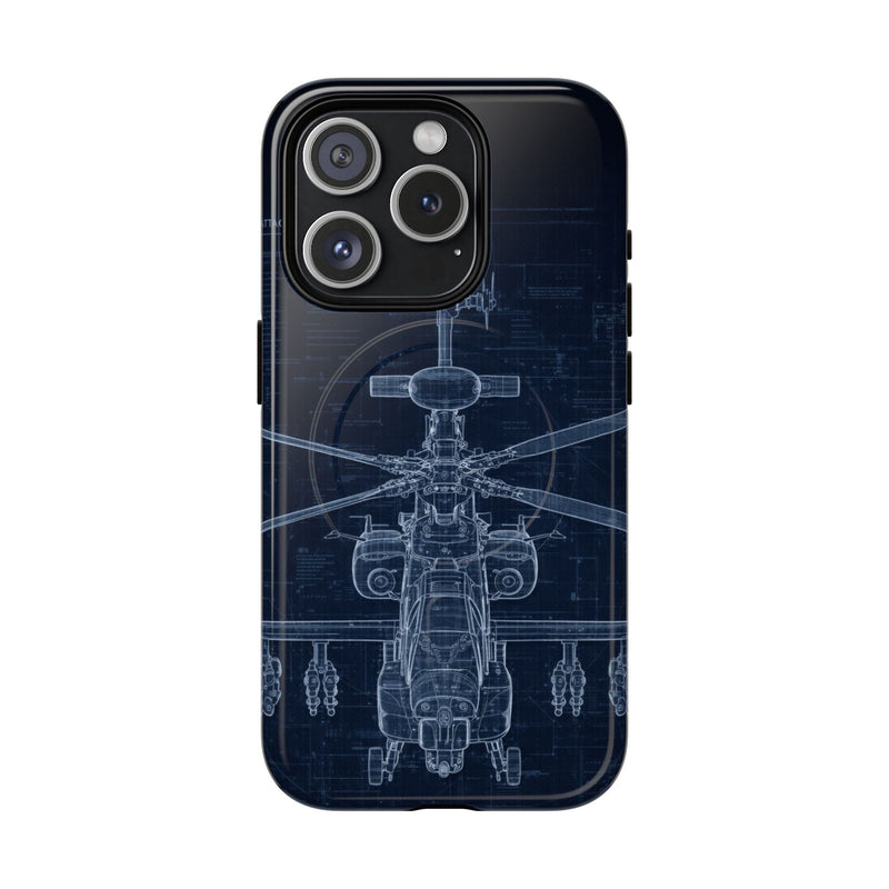 Load image into Gallery viewer, Apache Blue Print Phone Case Army Collection - Cadetshop
