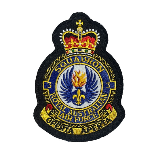 3 SQN Squadron Unit Crest Patch Air Force