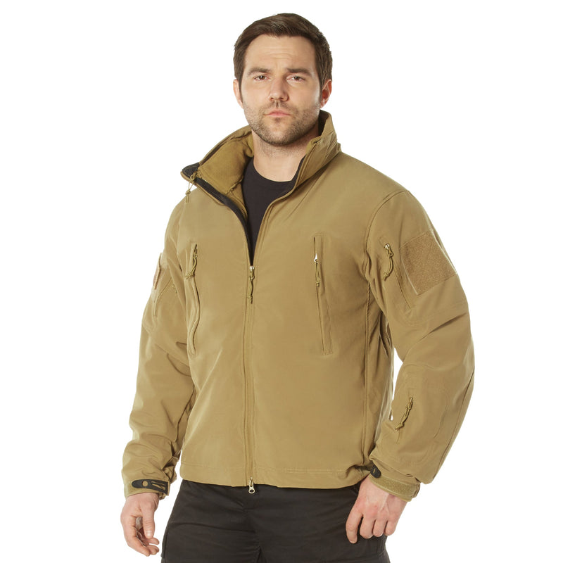 Load image into Gallery viewer, Softshell 3 in 1 Special Ops Jacket Coyote Brown Woolley Mammoth Style
