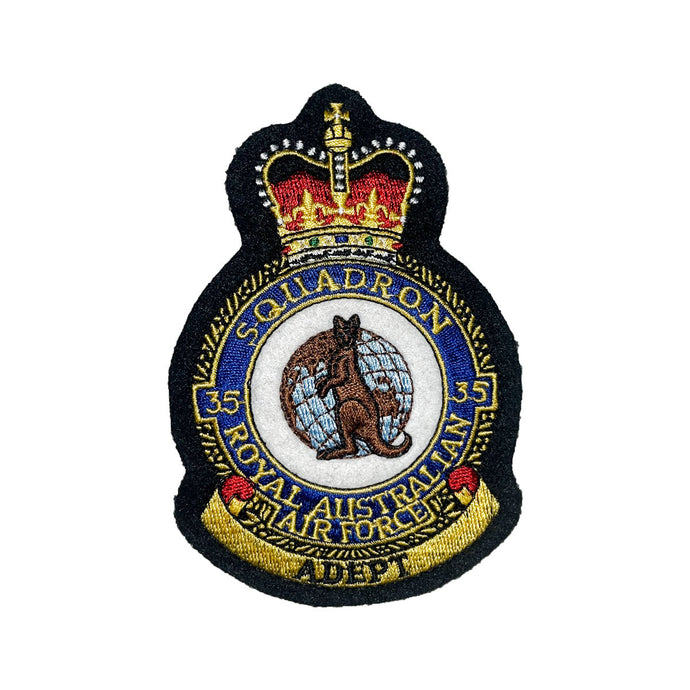 35 SQN Squadron Unit Crest Patch Air Force