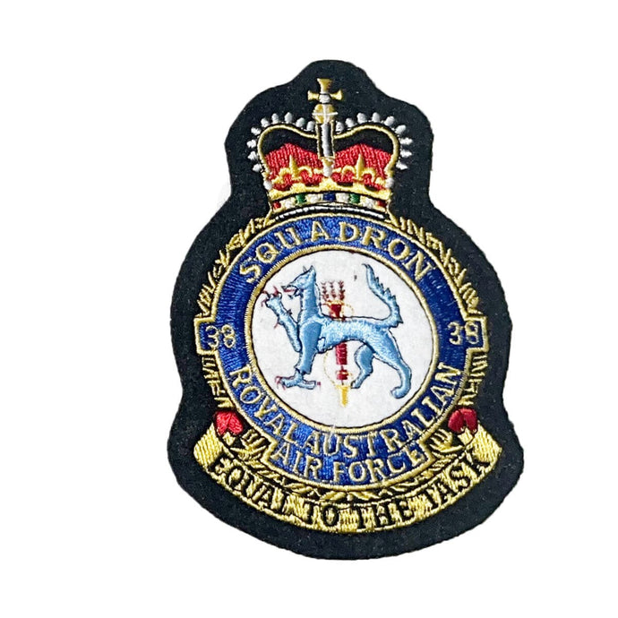 38 SQN Squadron Unit Crest Patch Air Force