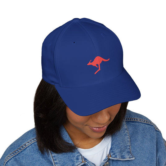 Embroidered Kangaroo Australian Military Flexfit Baseball Cap