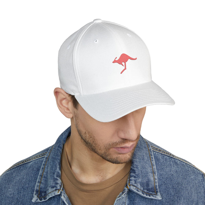 Load image into Gallery viewer, Embroidered Kangaroo Australian Military Flexfit Baseball Cap
