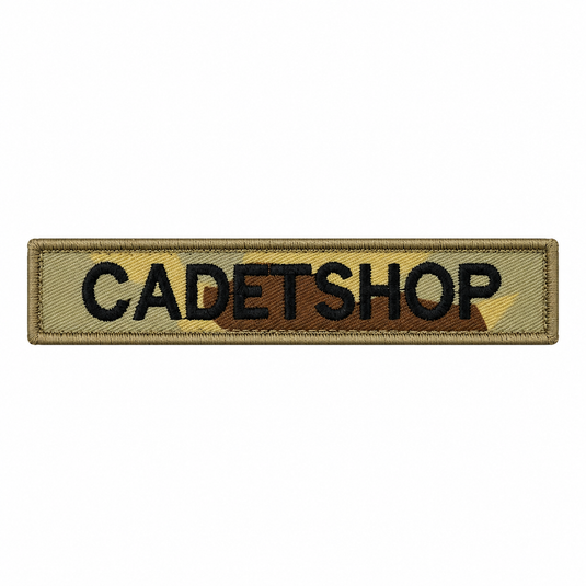 Custom Embroidered Personalised Name Tag DPDU 25 x 150