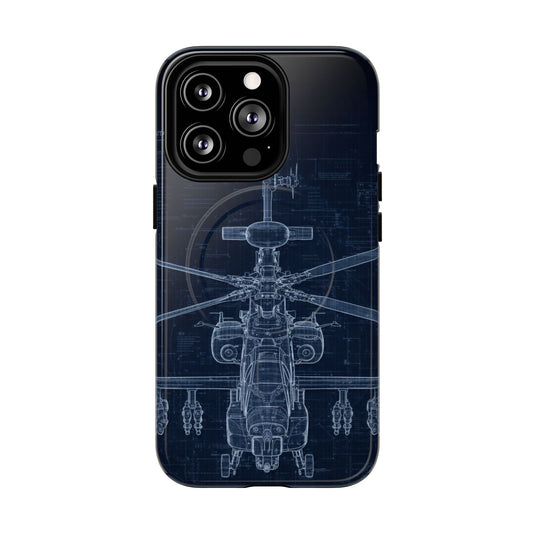 Apache Blue Print Phone Case Army Collection - Cadetshop