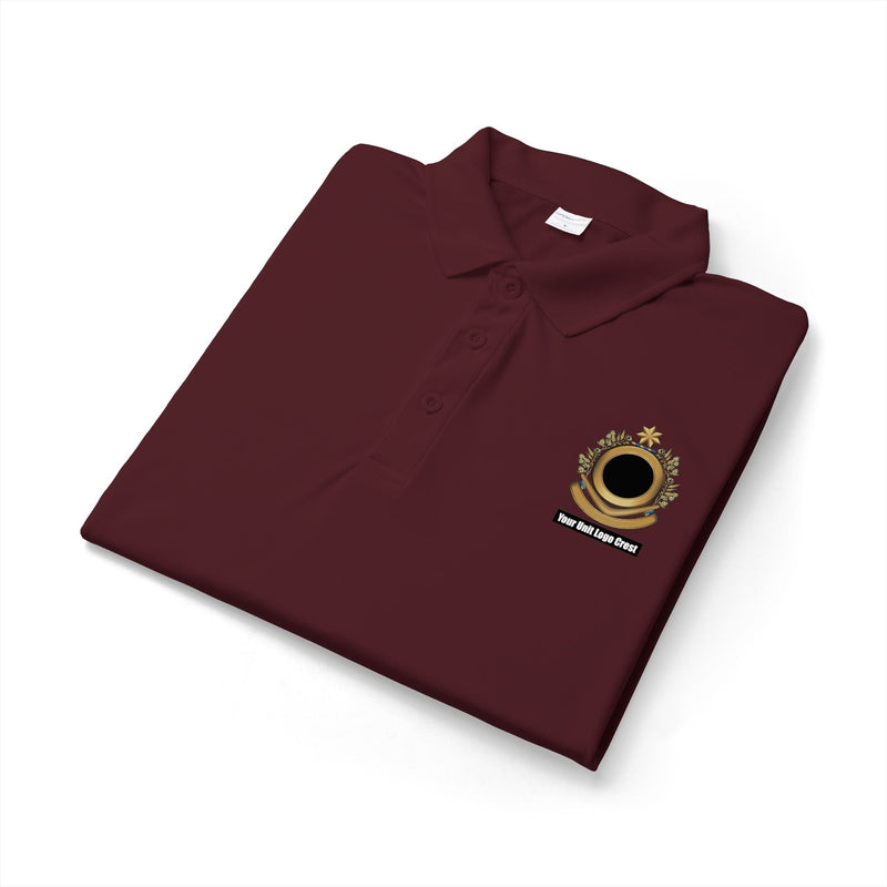 Load image into Gallery viewer, Lightweight Polo Shirt Custom Unit Logo Crest - Cadetshop
