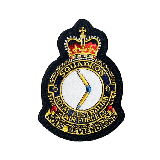 6 SQN Squadron Unit Crest Patch Air Force