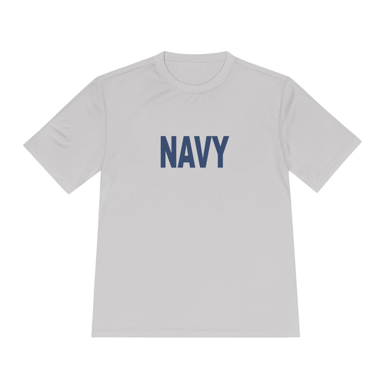 Load image into Gallery viewer, Navy Sports Unisex Moisture Wicking Tee - Cadetshop
