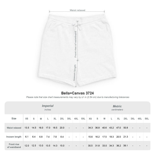 Fleece Sweatshort Custom Logo Crest - Cadetshop