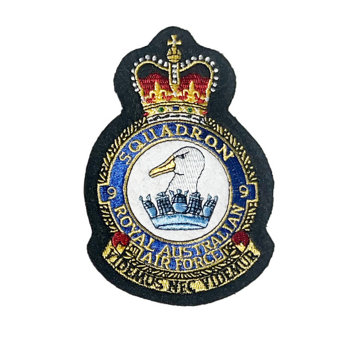 9 SQN Squadron Unit Crest Patch Air Force